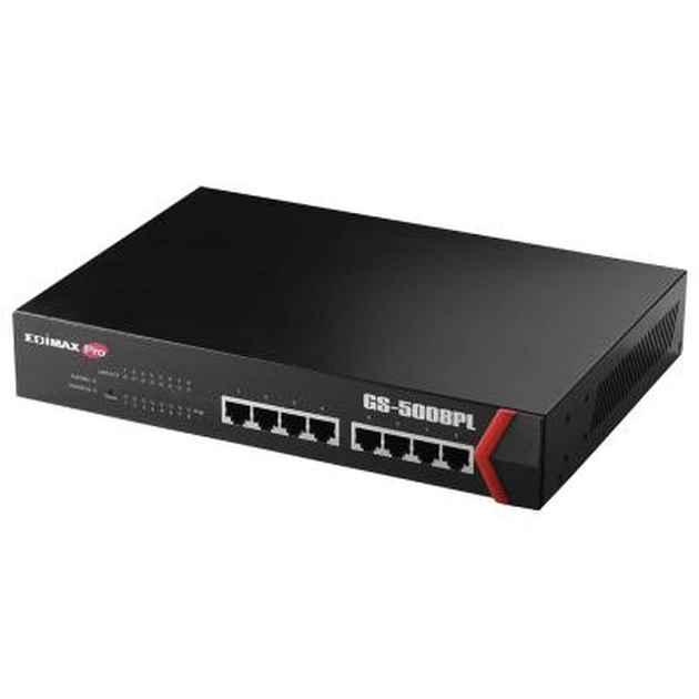 Комутатор мережевий Edimax GS-5008PL - изображение 1