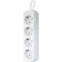 Мережевий подовжувач Defender E418 1.8 m 4 роз white (99225) - зменшене зображення 2