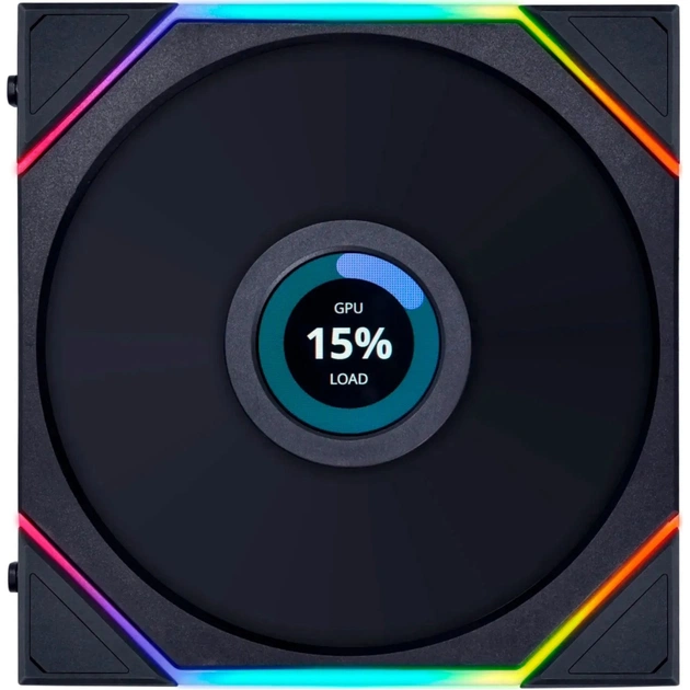 Кулер до корпусу Lian Li Reverse TL LCD 140-1, Black (G99.14RTLLCD1B.00) - изображение 1