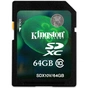 Карта пам'яті Kingston 64Gb SDXC class 10 (SDX10V/64GB) - зменшене зображення 1