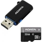 Карта пам'яті ADATA 32GB microSD class 10 UHS-I (AUSDH32GUICL10-ROTGMBK) - зменшене зображення 1