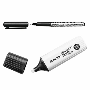 Маркер Stanger набір з маркера для CD-DVD, 0,5 мм і коректора (710003) зображення 1