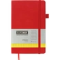 Книга записная Buromax Primo 125x195 мм 96 листов в клетку обложка из искусственной кожи Красная (BM.291161-05) - уменьшенное изображение 1
