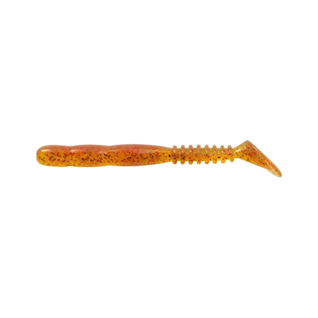 Силикон рыболовный Reins Rockvibe Shad 2" 566 Motor Oil Red Flake (20 шт/уп.) (1552.03.19) - изображение 1