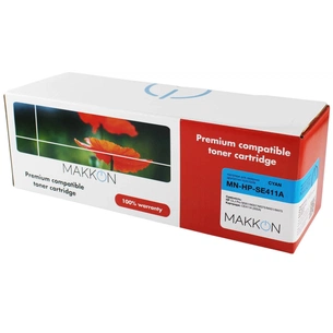 Картридж Makkon HP CLJP CE411A (305A) (SE411A) 2.6k cyan (MN-HP-SE411A) зображення 1
