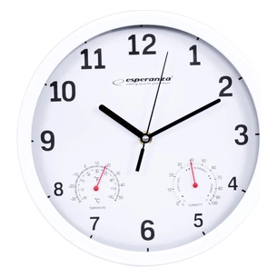 Настінний годинник Esperanza Wall Clock Lyon 25см White (EHC016W) зображення 1