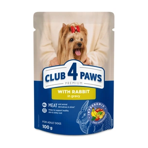 Вологий корм для собак Club 4 Paws Premium з кроликом в соусі 100 г (4820269144590) зображення 1