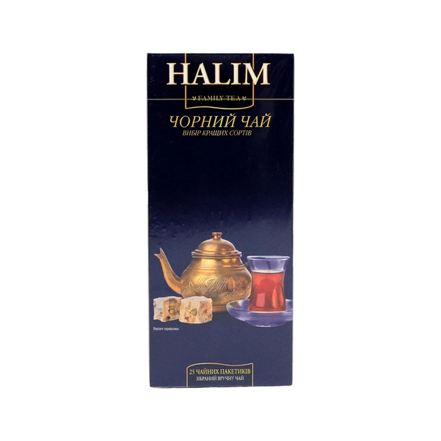 Чай Halim чорний 25х1.5 г (фільтр-пакет) (4820198874414) - зображення 1