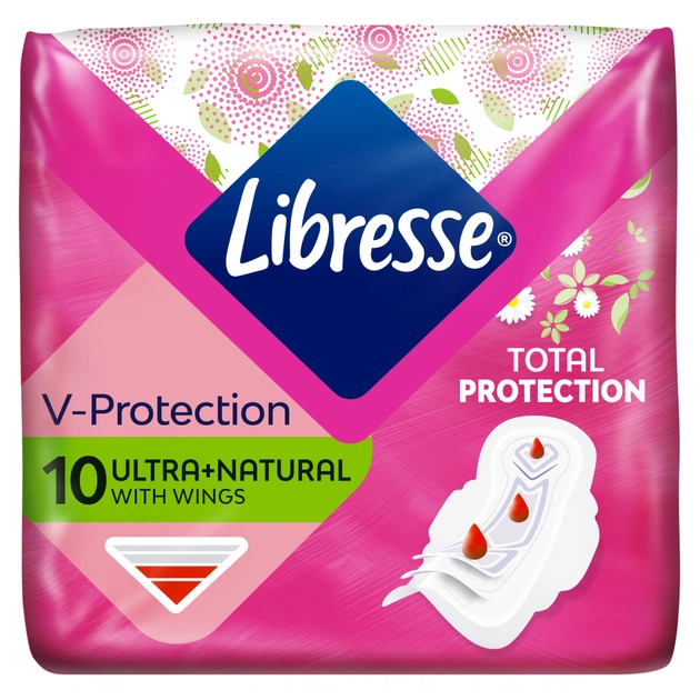 Гігієнічні прокладки Libresse Ultra Normal Aloe Vera & Camomile 10 шт (7322540344059) - picture 1