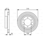 Тормозной диск Bosch 0 986 479 T80 - уменьшенное изображение 1