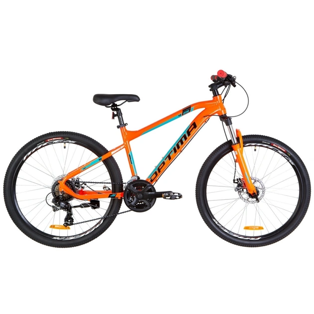 Велосипед Optimabikes 26" F-1 AM HDD рама-16" 2019 помаранчево-бірюзовий (OPS-OP-26-149) - зображення 1