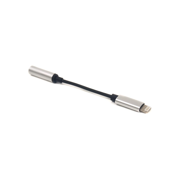Перехідник Lightning to Jack 3.5 mm, 0.1 m PowerPlant (CA910366) - зображення 1