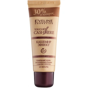 Тональний крем Eveline Cosmetics Touch Of Cashmere Теплий бежевий 40 мл (5907609322821) зображення 1