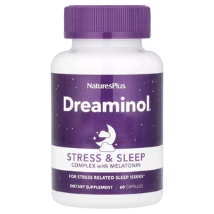 Вітамінно-мінеральний комплекс Natures Plus Комплекс для зняття стресу з мелатоніном, Stress & Sleep Comple (NAP-47594) зображення 1