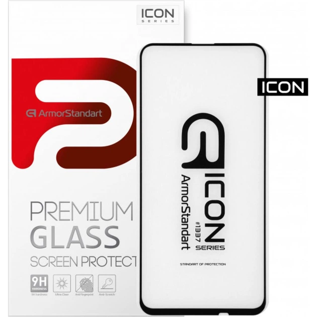 Скло захисне Armorstandart Icon Huawei P Smart Pro/Honor 9X Black (ARM55841-GIC-BK) - зображення 1