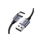 Дата кабель USB 2.0 AM to USB-C 0.5m 3A US288 black Ugreen (60125) - зменшене зображення 1
