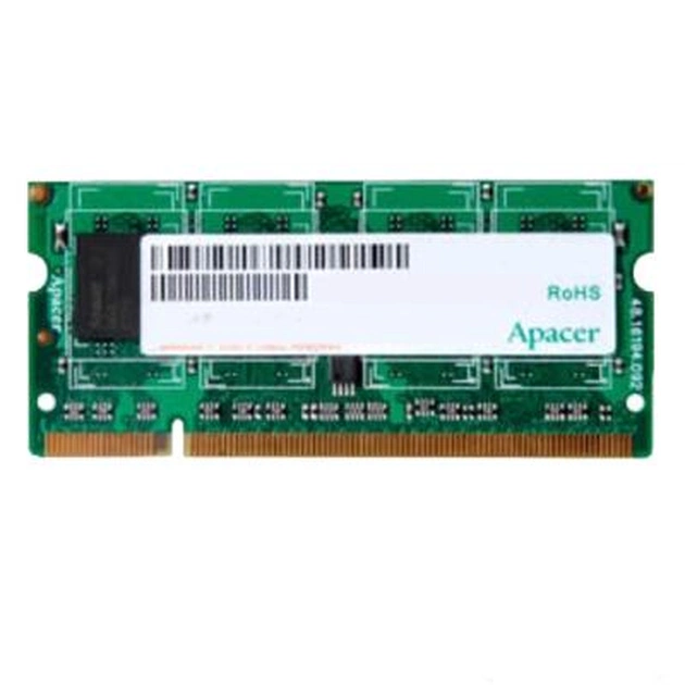 Модуль пам'яті для ноутбука SoDIMM DDR2 1GB 667 MHz Apacer (AS01GE667C5NBGC) - изображение 1