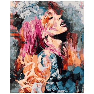 Картина по номерам Strateg Дівчина-акварель 40х50 см (VA-2565) зображення 1