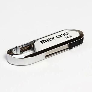 USB флеш накопичувач Mibrand 16GB Aligator White USB 2.0 (MI2.0/AL16U7W) зображення 1