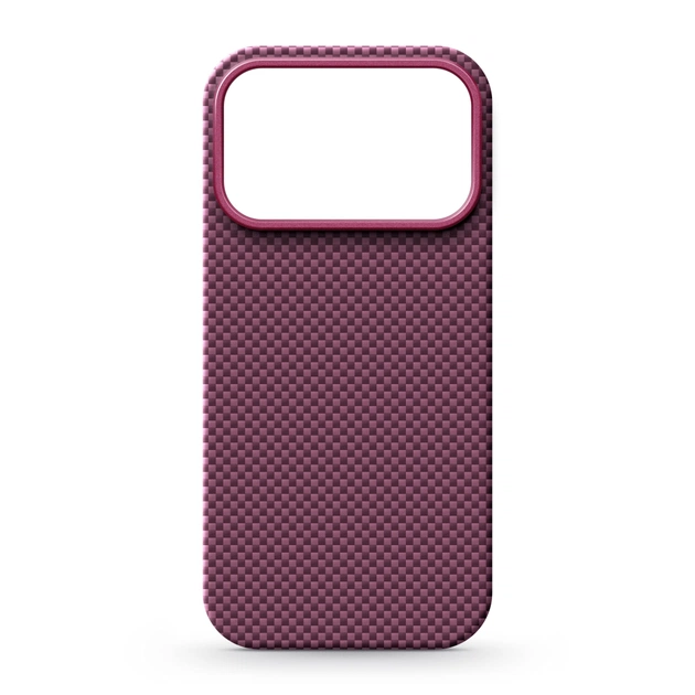 Чехол для мобильного телефона Armorstandart BlackIcon Kevlar MagCase Apple iPhone 18 Pro Dark Cherry (ARM92843) - изображение 1