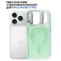 Чохол до мобільного телефона BeCover FIBRA Star Shine MagSafe Apple iPhone 17 Pro Green (715427) - зменшене зображення 5