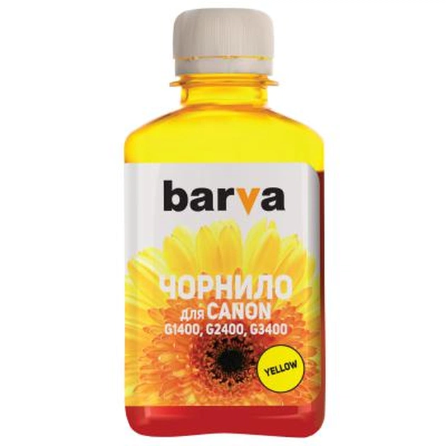 Чорнило Barva CANON GI-490 180г YELLOW (G490-506) - изображение 1