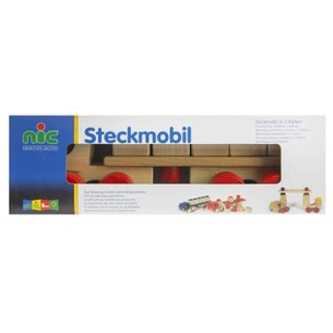 Конструктор Nic cubio дерев'яний Вантажівка з причепом (NIC2321) зображення 1