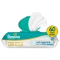 Детские влажные салфетки Pampers Гармонія аква 60 шт (8006530140171) - уменьшенное изображение 2