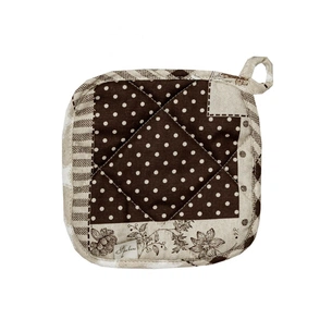 Кухонна прихватка Прованс Печворк коричневий Господиня 20х20 см (031500) изображение 1