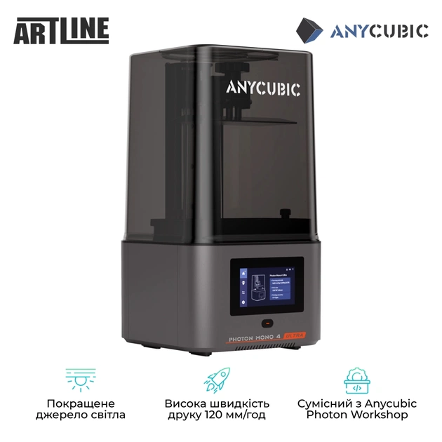 3D-принтер Anycubic Photon Mono 4 Ultra (PM4UBK0A-O) - picture 3