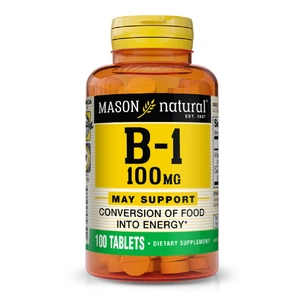 Витамин Mason Natural Витамин B1 100 мг, Vitamin B1, 100 таблеток (MAV05651) изображение 1