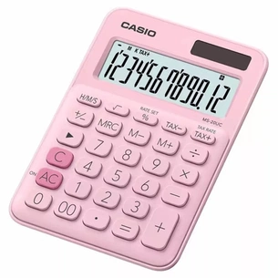 Калькулятор Casio MS-20UC-PK-W-UC), рожевий (CALC-CAS-MS-20UC-PK) зображення 1