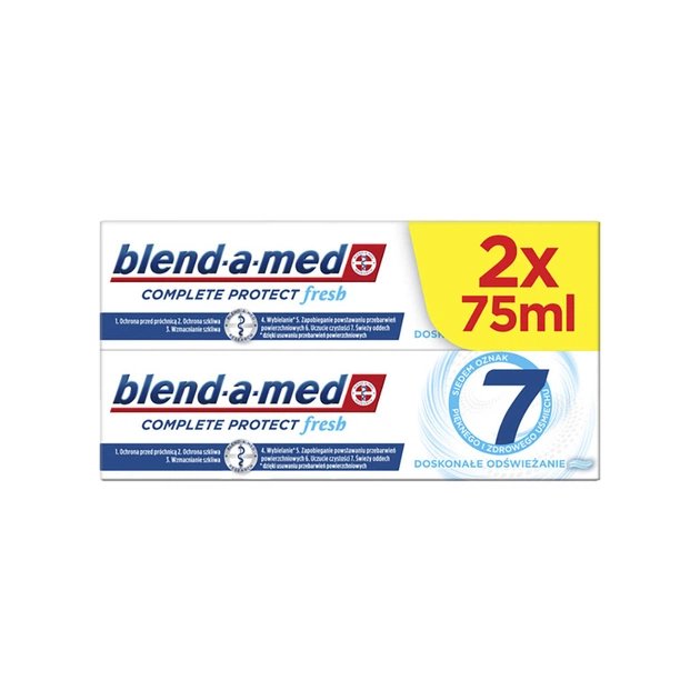 Зубна паста Blend-a-med Complete Protect Fresh 2 x 75 мл (8001090717573) - зображення 1