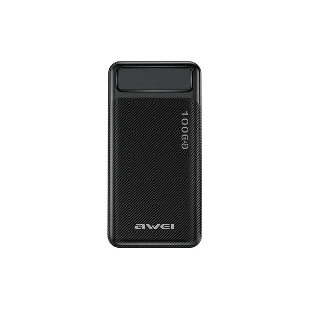 Батарея універсальна AWEI 10000mAh P5K, 10W, Black (6954284094009) - зображення 1