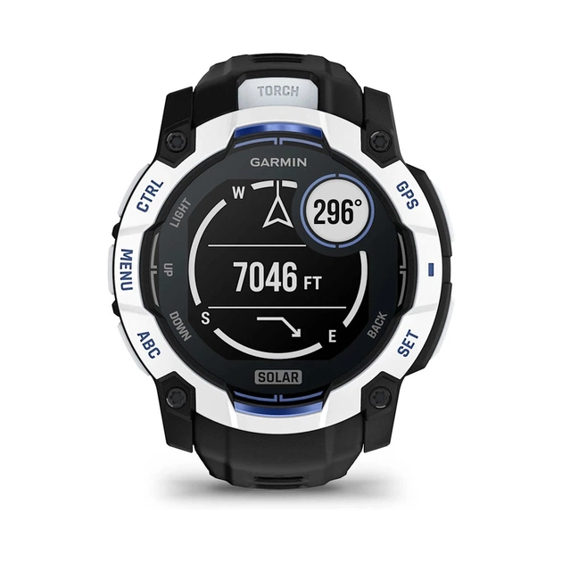 Смарт-годинник Garmin Instinct 3, 50mm, Solar, Whitestone with Black Band, GPS смарт-годинник (010-02935-03) - picture 10
