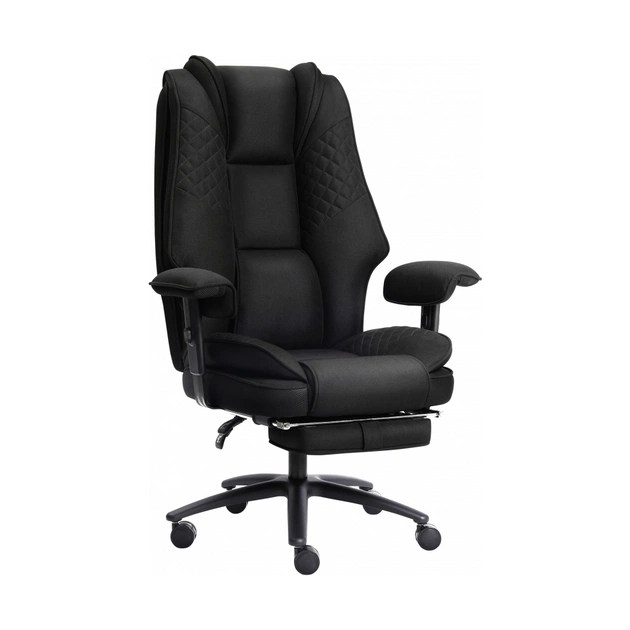 Офісне крісло GT Racer B-5144 Black (B-5144 Fabric Black) - зображення 1