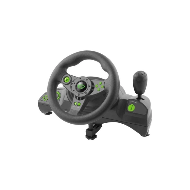 Кермо Esperanza PC/PS3 Black-Green (EGW102) - зображення 1