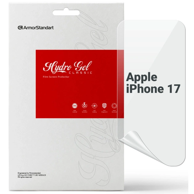 Плівка захисна Armorstandart hydrogel Apple iPhone 17 (ARM86167) - зображення 1