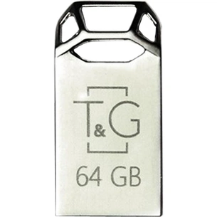 USB флеш накопичувач T&G 64GB 110 Metal Series Silver USB 2.0 (TG110-64G) зображення 1
