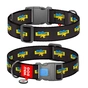Нашийник для тварин WAUDOG Nylon з QR паспортом "Дім" пластиковий фастекс S Ш 15 мм Д 25-35 см (280-0230) - зменшене зображення 1