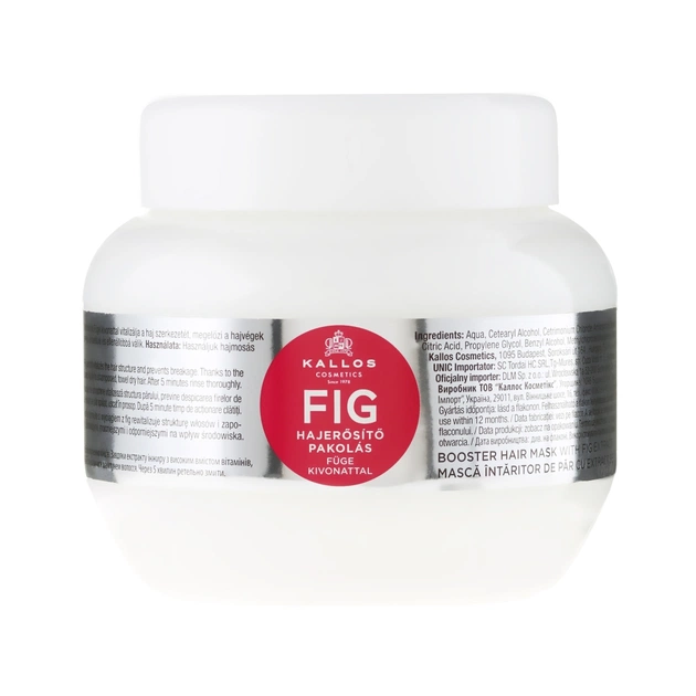 Маска для волосся Kallos Cosmetics Fig Зміцнювальна з екстрактом інжиру 275 мл (5998889514938) - изображение 1