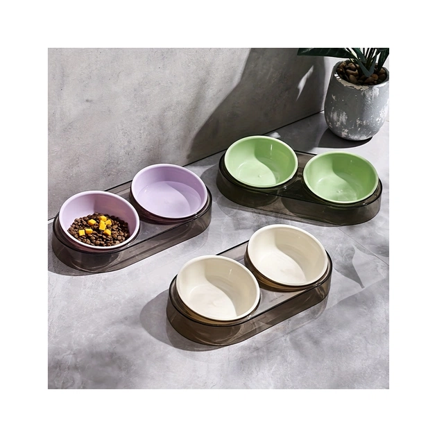 Посуд для котів Me&Pet Миска подвійна зелена (NMP28-2) - picture 12