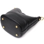 Сумка Vintage Шкіряна жіноча з автономною косметичкою всередині Чорна (22363) - зменшене зображення 3