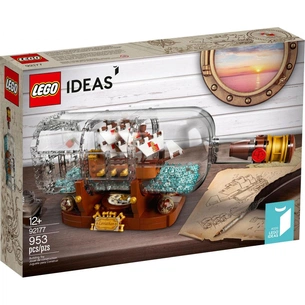 Конструктор LEGO Ideas Корабель у пляшці 962 деталей (92177) зображення 1