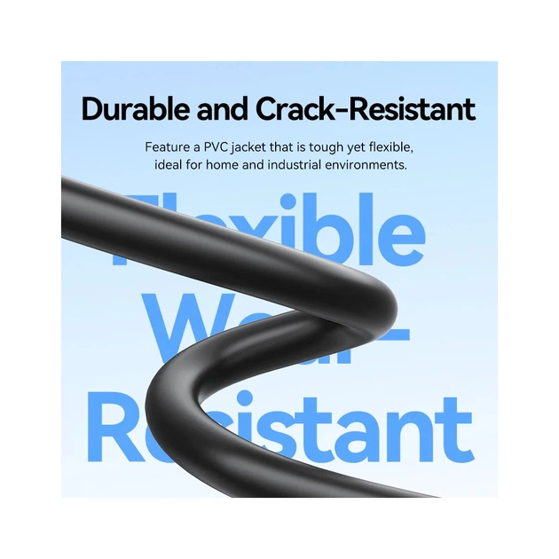 Патч-корд 3м, UTP cat 6 RJ-45 black Vention (IBEBI) - picture 8