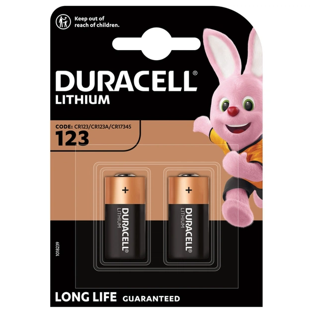 Батарейка Duracell 123 3V High Power літієва, CR123/CR123A/CR17345, 2 шт. в упаковці (5002979) - picture 2