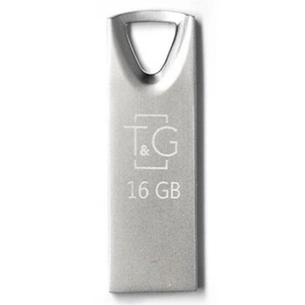 USB флеш накопичувач T&G 16GB 117 Metal Series Silver USB 2.0 (TG117SL-16G) зображення 1