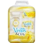 Набір для гоління Venus Бритва Venus&Olay c кассетой+сменные кассеты 3 шт (7702018330461) - зменшене зображення 1