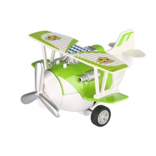 Спецтехніка Same Toy Самолет металический инерционный Aircraft зеленый со светом (SY8012Ut-4) изображение 1