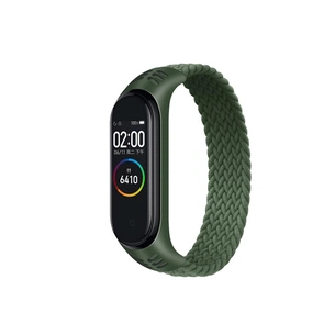 Ремінець до фітнес браслета BeCover Elastic Nylon Style для Xiaomi Mi Smart Band 5/6 (Size M) Khaki (706150) зображення 1